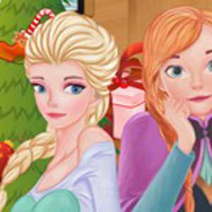 Frozen Sisters Christmas Day